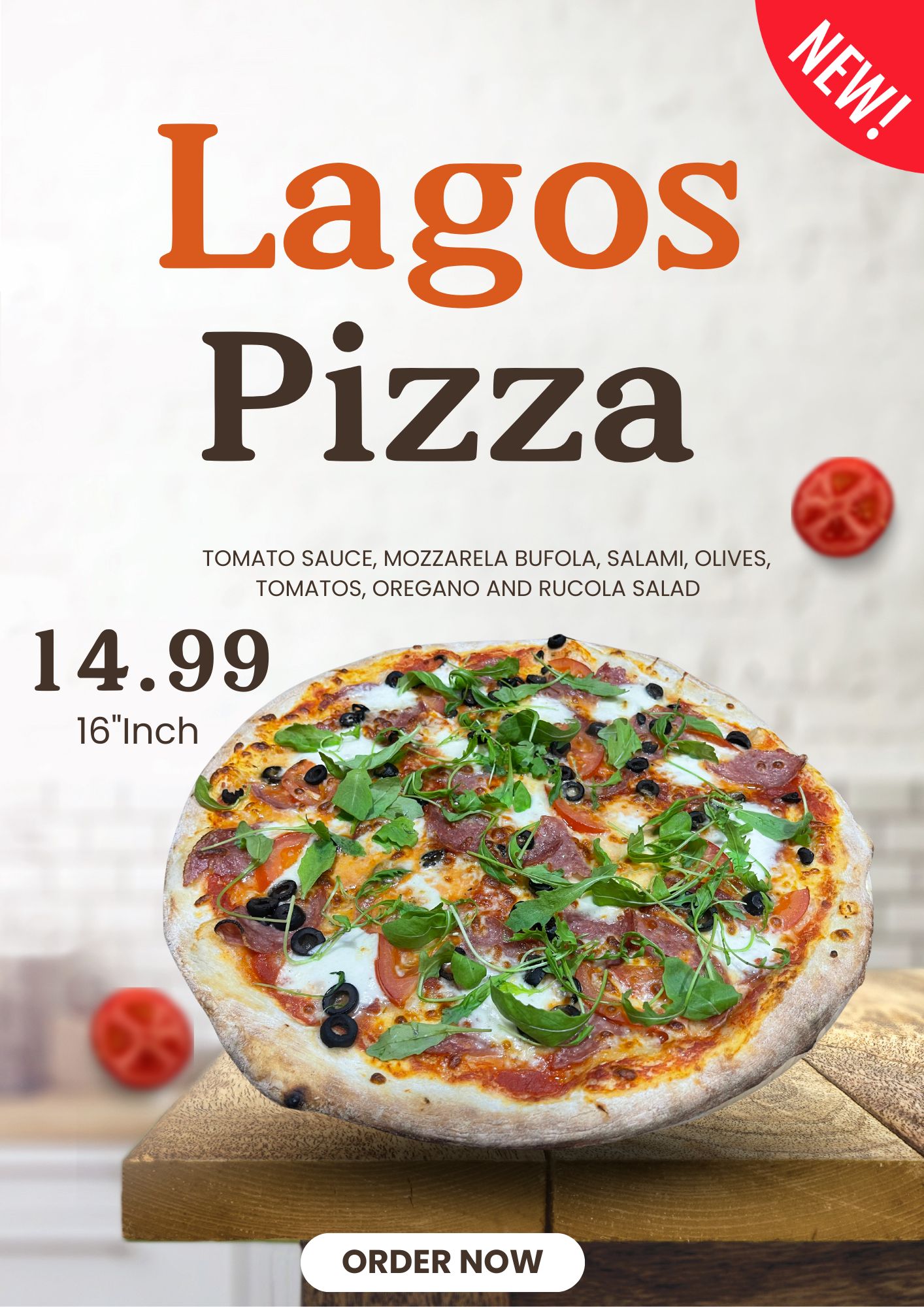 Lagos Pizza 16'' Inch